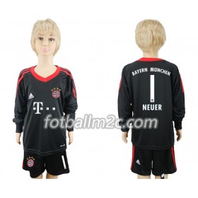 FC Bayern München Neuer 1 Keeper Barn Hjemmedrakt 2017-2018 Kortermet