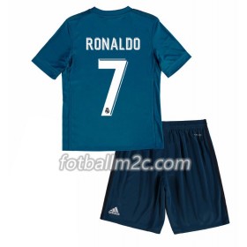 Real Madrid Cristiano Ronaldo 7 Barn Tredjedrakt 2017-2018 Kortermet