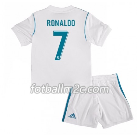 Real Madrid Cristiano Ronaldo 7 Barn Hjemmedrakt 2017-2018 Kortermet Real Madrid Cristiano Ronaldo 7 Barn Hjemmedrakt 2017-2018 Kortermet