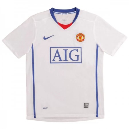 Manchester United 2008-09 Retro Bortedrakt Kortermet