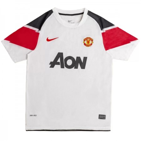 Manchester United 2010-11 Retro Bortedrakt Kortermet