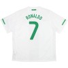 Portugal Ronaldo 7 2010 Retro Bortedrakt Kortermet