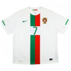 Portugal Ronaldo 7 2010 Retro Bortedrakt Kortermet