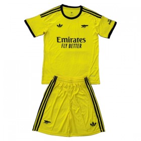 Arsenal Keeper Barn Drakt 2025-26 Gul Kortermet