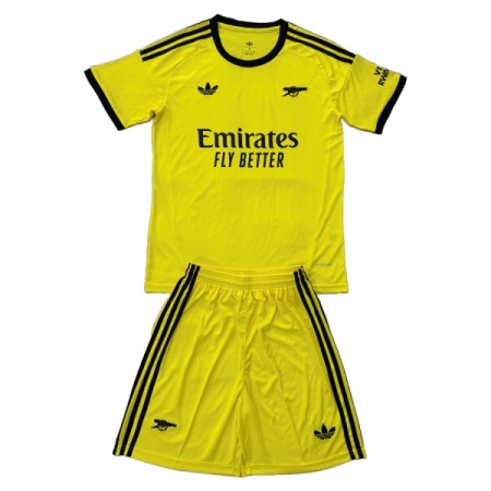 Arsenal Keeper Barn Drakt 2025-26 Gul Kortermet