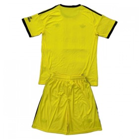 Arsenal Keeper Barn Drakt 2025-26 Gul Kortermet