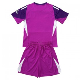 Arsenal Keeper Barn Drakt 2025-26 Lilla Kortermet