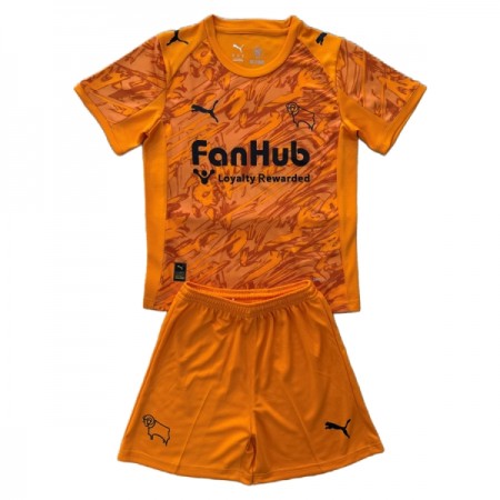 Derby County Keeper Barn Drakt 2025-26 Oransje Kortermet