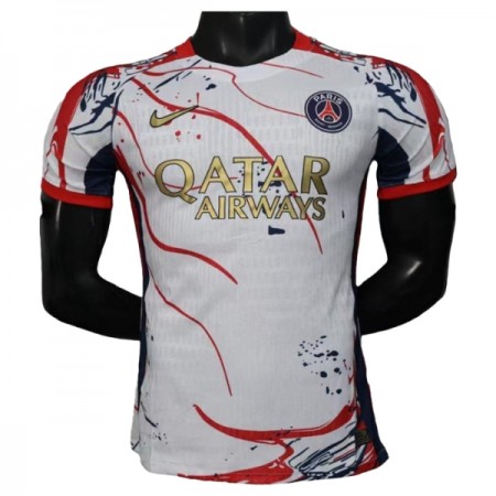 Paris Saint-Germain Spesialutgave Drakt 2025-26 Hvit Kortermet Paris Saint-Germain Spesialutgave Drakt 2025-26 Hvit Kortermet