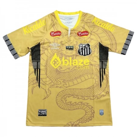 Santos FC Dragon Drakt 2025-26 Gul Kortermet