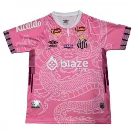Santos FC Dragon Drakt 2025-26 Rosa Kortermet