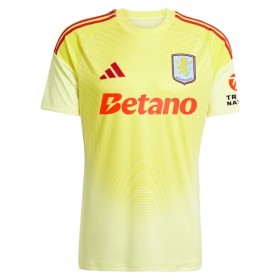 Aston Villa Keeper Drakt 2025-26 Gul Kortermet
