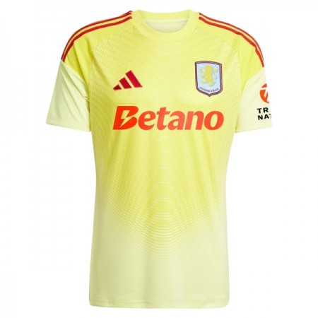 Aston Villa Keeper Drakt 2025-26 Gul Kortermet