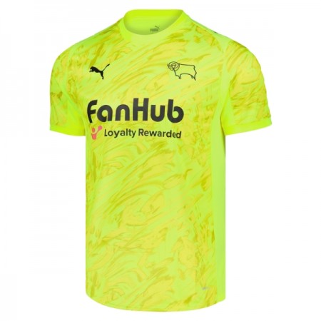 Derby County Keeper Drakt 2025-26 Gul Kortermet