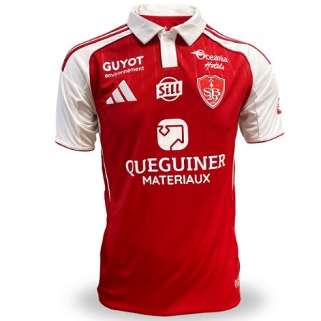 Stade Brestois Hjemmedrakt 2025-26 Kortermet Stade Brestois Hjemmedrakt 2025-26 Kortermet