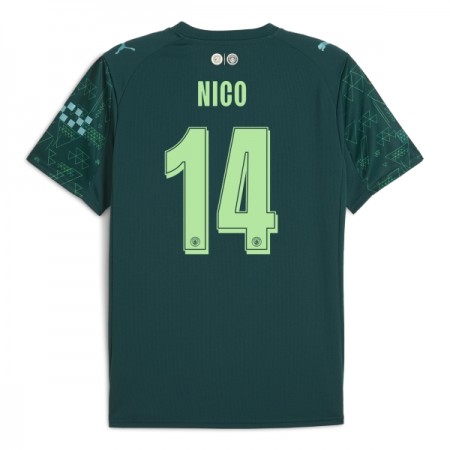 Manchester City Nico 14 EA Sport Fjerdedrakt 2025-26 Kortermet Manchester City Nico 14 EA Sport Fjerdedrakt 2025-26 Kortermet