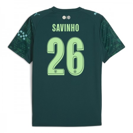 Manchester City Savinho 26 EA Sport Fjerdedrakt 2025-26 Kortermet Manchester City Savinho 26 EA Sport Fjerdedrakt 2025-26 Kortermet