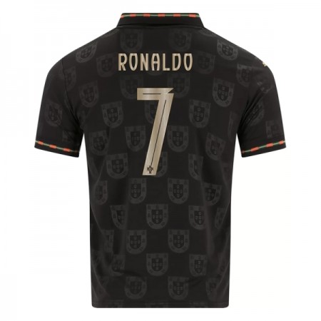 Portugal Black Panther Ronaldo 7 Spesialutgave Drakt 2025-26 Kortermet