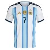 Argentina De Paul 7 Hjemmedrakt VM 2026 Kortermet
