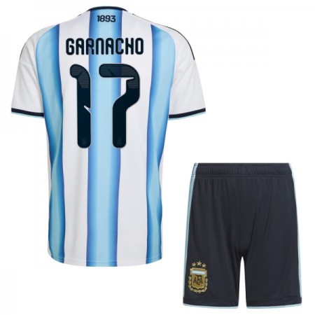 Argentina Garnacho 17 Barn Hjemmedrakt VM 2026 Kortermet Argentina Garnacho 17 Barn Hjemmedrakt VM 2026 Kortermet