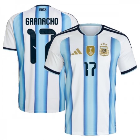 Argentina Garnacho 17 Hjemmedrakt VM 2026 Kortermet Argentina Garnacho 17 Hjemmedrakt VM 2026 Kortermet