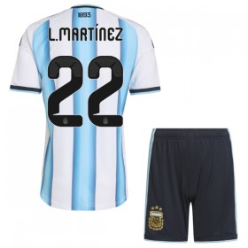 Argentina Lautaro Martinez 22 Barn Hjemmedrakt VM 2026 Kortermet