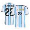 Argentina Lautaro Martinez 22 Hjemmedrakt VM 2026 Kortermet Argentina Lautaro Martinez 22 Hjemmedrakt VM 2026 Kortermet