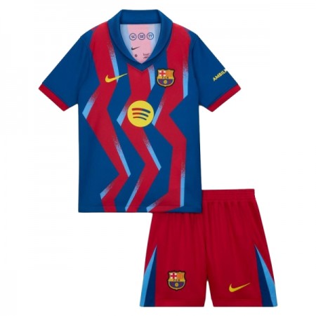 FC Barcelona Barn Fjerdedrakt 2025-26 Kortermet