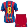 FC Barcelona Pedri 8 Barn Fjerdedrakt 2025-26 Kortermet FC Barcelona Pedri 8 Barn Fjerdedrakt 2025-26 Kortermet