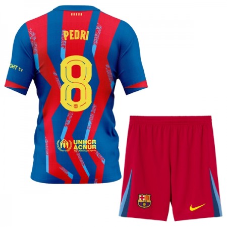 FC Barcelona Pedri 8 Barn Fjerdedrakt 2025-26 Kortermet FC Barcelona Pedri 8 Barn Fjerdedrakt 2025-26 Kortermet