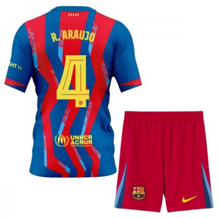 FC Barcelona R. Araujo 4 Barn Fjerdedrakt 2025-26 Kortermet FC Barcelona R. Araujo 4 Barn Fjerdedrakt 2025-26 Kortermet