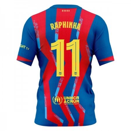 FC Barcelona Raphinha 11 Fjerdedrakt 2025-26 Kortermet FC Barcelona Raphinha 11 Fjerdedrakt 2025-26 Kortermet