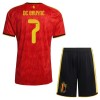 Belgia De Bruyne 7 Barn Hjemmedrakt VM 2026 Kortermet Belgia De Bruyne 7 Barn Hjemmedrakt VM 2026 Kortermet