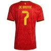 Belgia De Bruyne 7 Barn Hjemmedrakt VM 2026 Kortermet