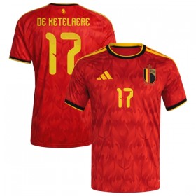 Belgia De Ketelaere 17 Hjemmedrakt VM 2026 Kortermet