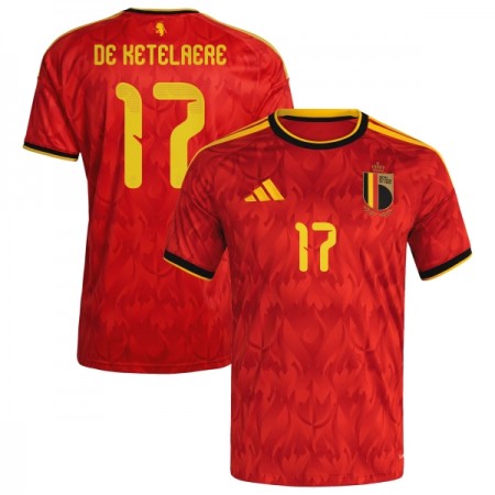 Belgia De Ketelaere 17 Hjemmedrakt VM 2026 Kortermet Belgia De Ketelaere 17 Hjemmedrakt VM 2026 Kortermet