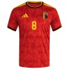 Belgia Tielemans 8 Hjemmedrakt VM 2026 Kortermet