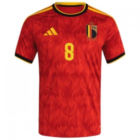 Belgia Tielemans 8 Hjemmedrakt VM 2026 Kortermet