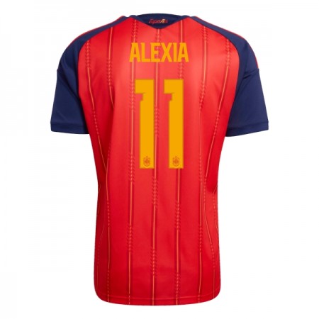 Spania Alexia 11 Hjemmedrakt VM 2026 Kortermet Spania Alexia 11 Hjemmedrakt VM 2026 Kortermet