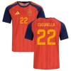 Spania Cucurella 22 Hjemmedrakt VM 2026 Kortermet Spania Cucurella 22 Hjemmedrakt VM 2026 Kortermet