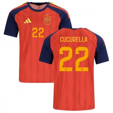 Spania Cucurella 22 Hjemmedrakt VM 2026 Kortermet Spania Cucurella 22 Hjemmedrakt VM 2026 Kortermet
