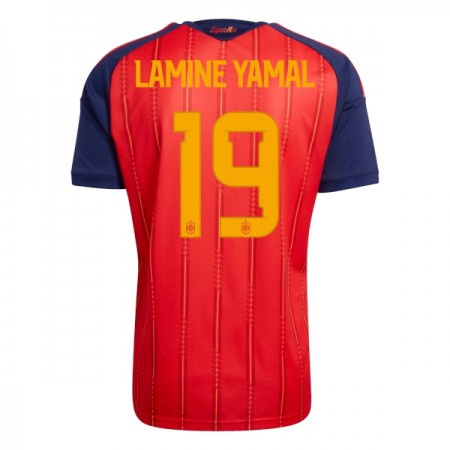 Spania Lamine Yamal 19 Hjemmedrakt VM 2026 Kortermet Spania Lamine Yamal 19 Hjemmedrakt VM 2026 Kortermet