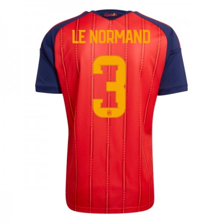 Spania Le Normand 3 Hjemmedrakt VM 2026 Kortermet Spania Le Normand 3 Hjemmedrakt VM 2026 Kortermet