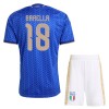 Italia Barella 18 Barn Hjemmedrakt VM 2026 Kortermet Italia Barella 18 Barn Hjemmedrakt VM 2026 Kortermet