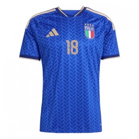 Italia Barella 18 Barn Hjemmedrakt VM 2026 Kortermet
