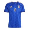 Italia Barella 18 Hjemmedrakt VM 2026 Kortermet
