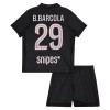 Paris Saint-Germain B. Barcola 29 Jordan Barn Fjerdedrakt 2025-26 Kortermet