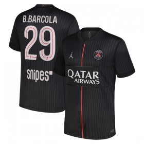 Paris Saint-Germain B. Barcola 29 Jordan Fjerdedrakt 2025-26 Kortermet