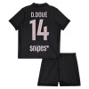 Paris Saint-Germain D. Doue 14 Jordan Barn Fjerdedrakt 2025-26 Kortermet