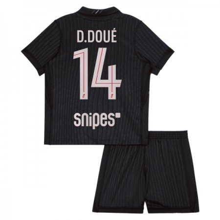 Paris Saint-Germain D. Doue 14 Jordan Barn Fjerdedrakt 2025-26 Kortermet